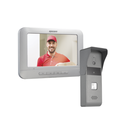 Video Portero Epcom LCD 7 Pulgadas / Frente de Calle / Exterior IP65.