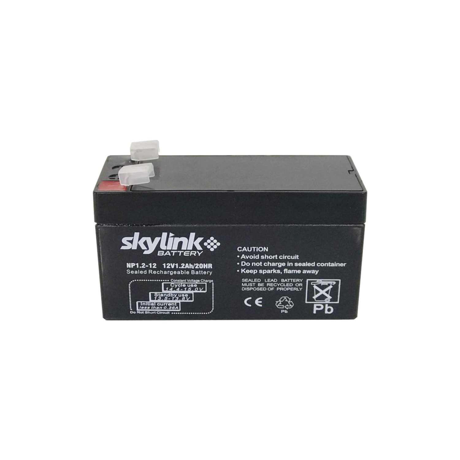 Batería de 1.2 Amperios Skylink, AGM/VRLA, 12VCD.