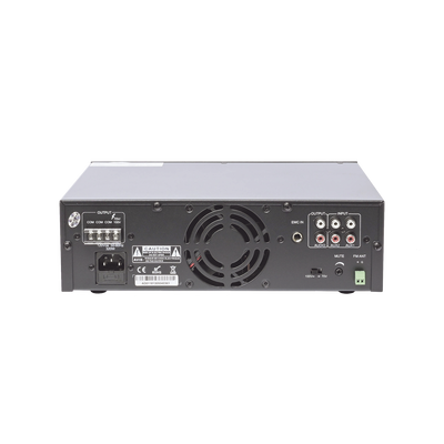 Mini Amplificador Epcom ProAudio de Audio Mezclador, 240W, 70/100V, Musica ambiental y Voceo.