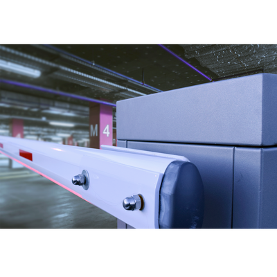 Barrera vehicular Derecha / Soporta Brazo de hasta 3M / Apertura en 1.5 s.