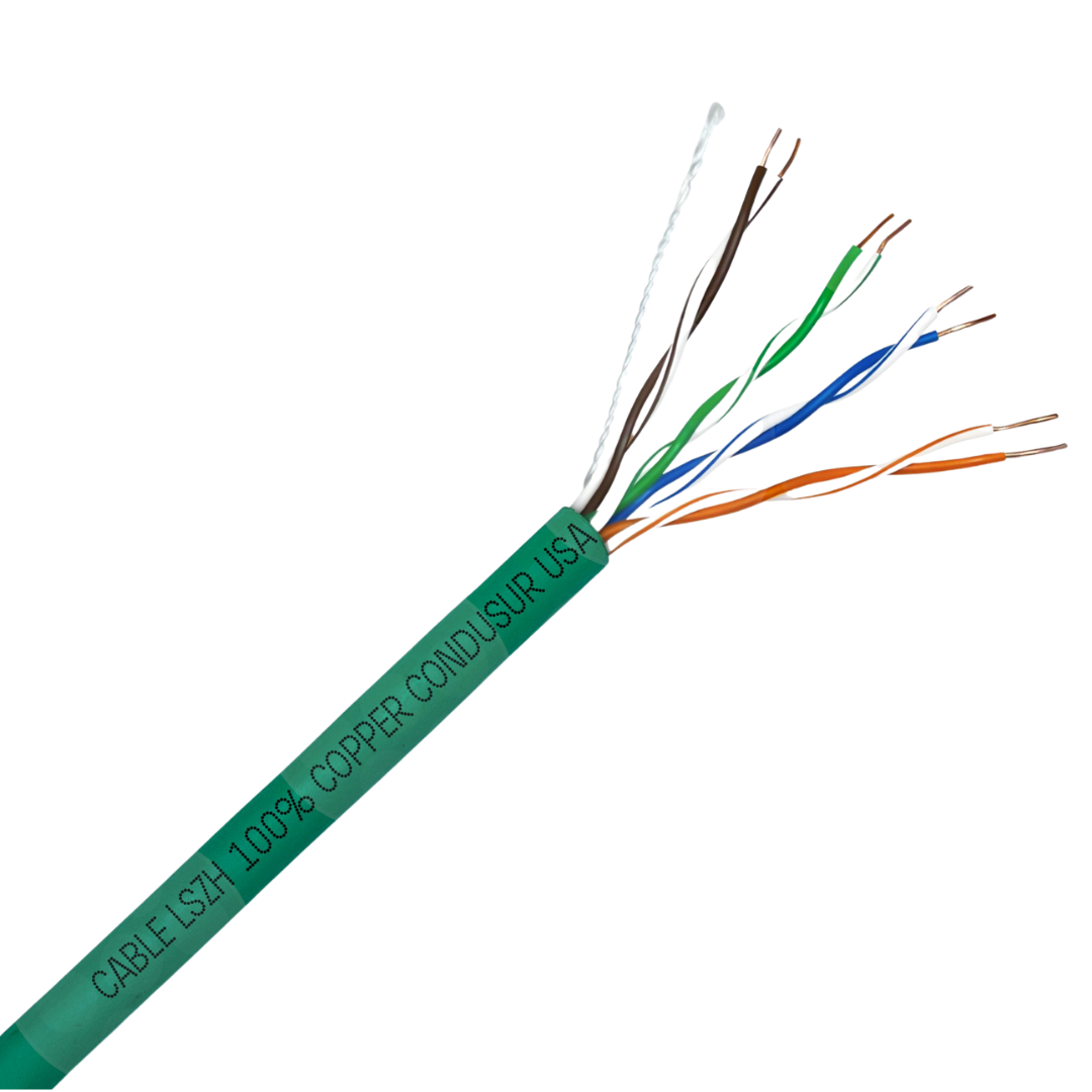 Cable CAT7 SKYLINK UTP color verde 100% cobre