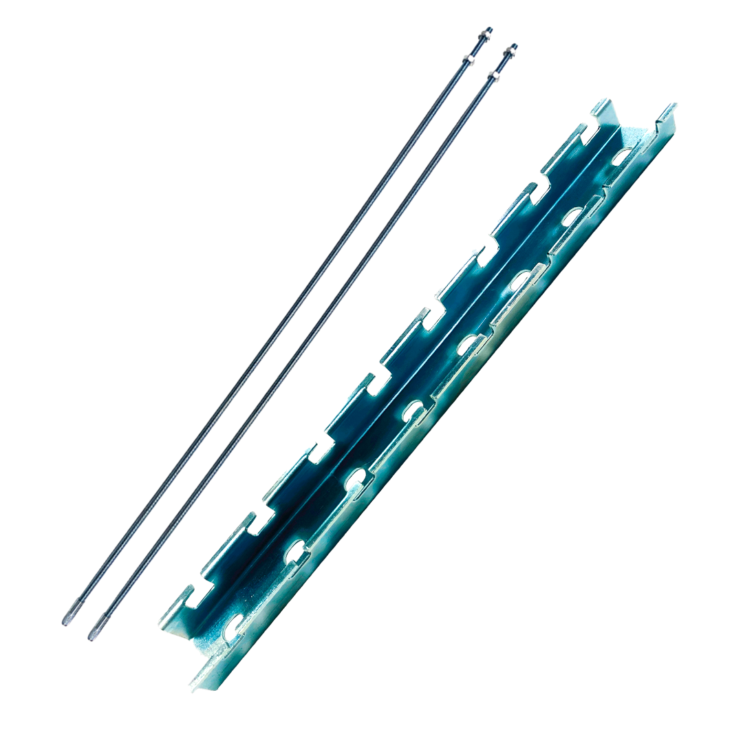 KIT DE ANCLAJE NEWLINK P/TECHO DE 12" (2 VARILLA DE 1MT, 4 TUERCAS, 2 EXPANSOR, 1SOPORTE)ESCALERILLA