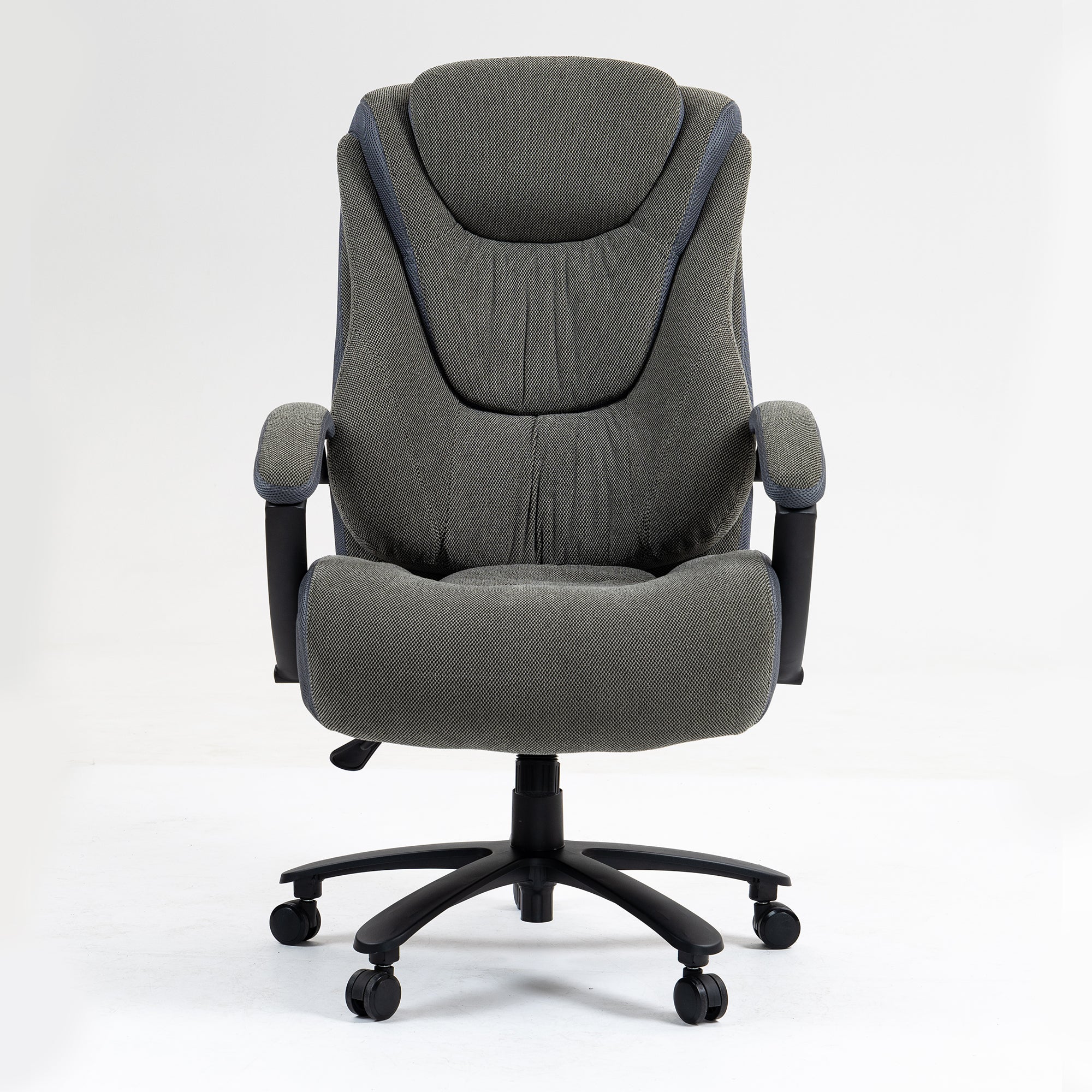 Silla SIT ejecutiva gris o negro, poliéster transpirable, nylon, clase 4 300 lb ajustable | SIT-9373H-FABRIC | SIT-9373H-PU