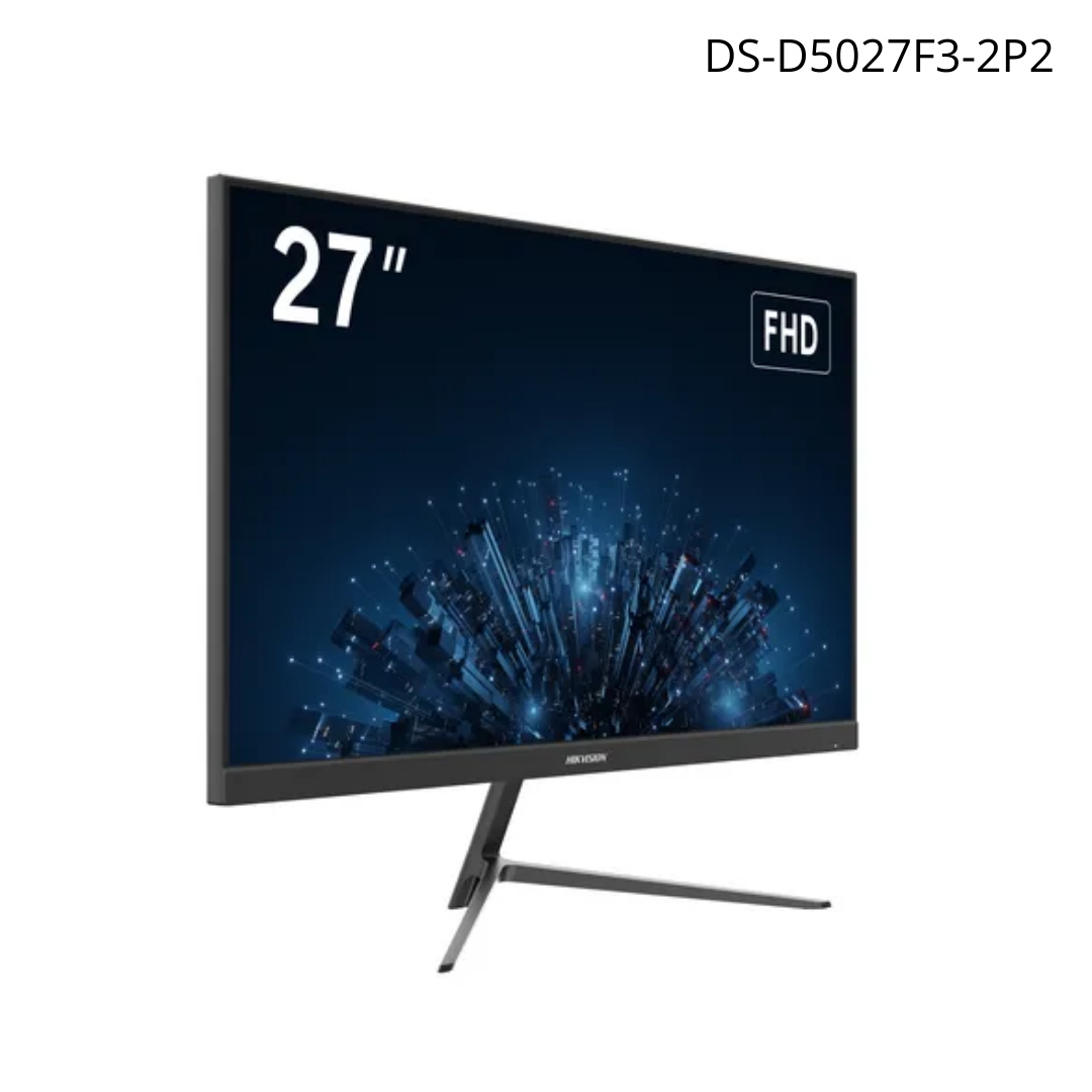Monitor Hikvision 27 pulgadas FHD 1080 HDMI, VGA DS-D5027F3-2P2