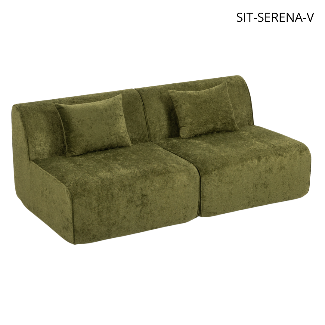 Sofá SIT Serena foam de alta densidad color beige o verde / medida 101 x 92 x 71/77 cm / SIT-SERENA