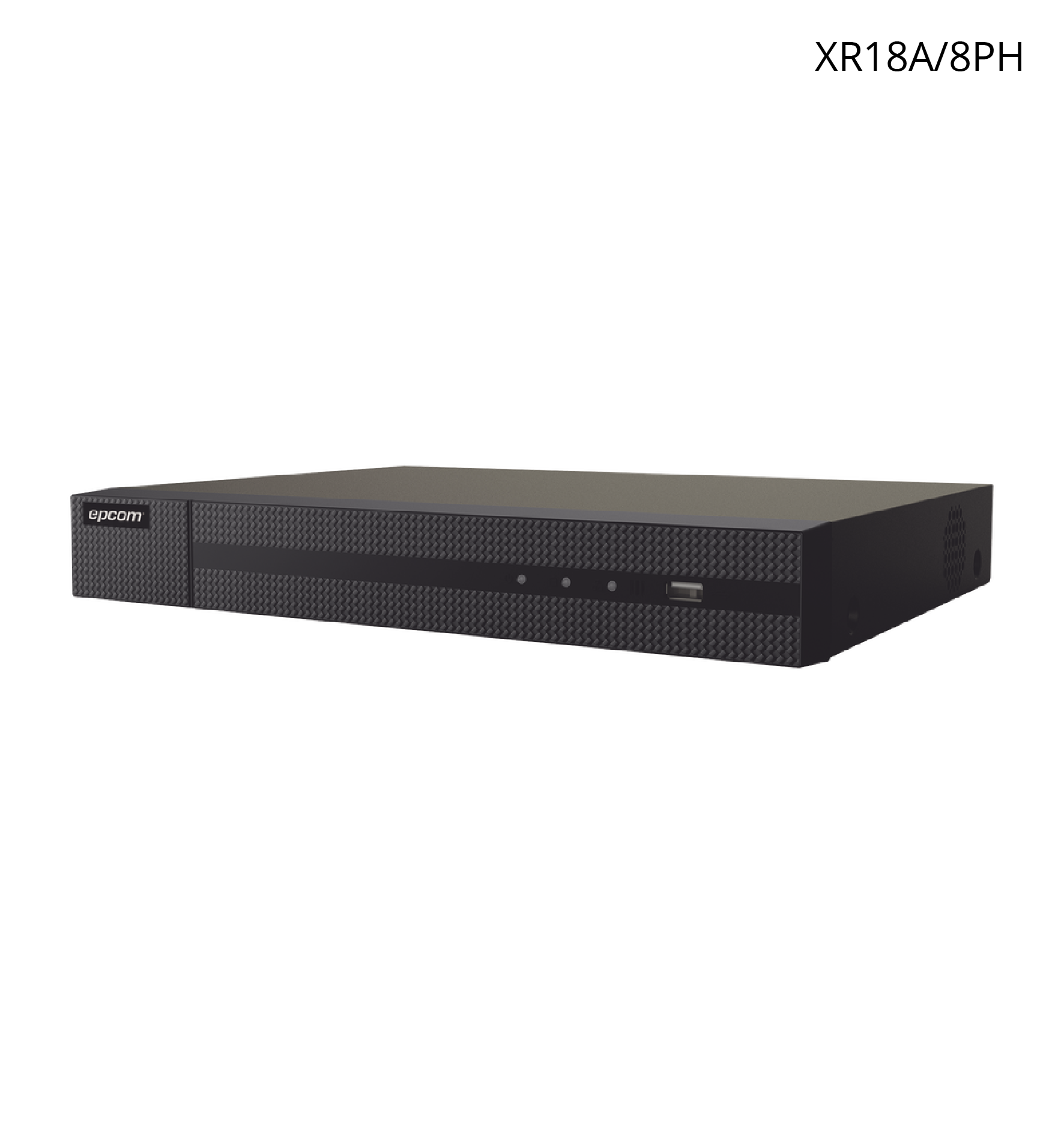 NVR Epcom de 8MP, 8 Canales IP, 8 Puertos POE+ 1 Bahía de Disco Duro, HDMI en 4K.
