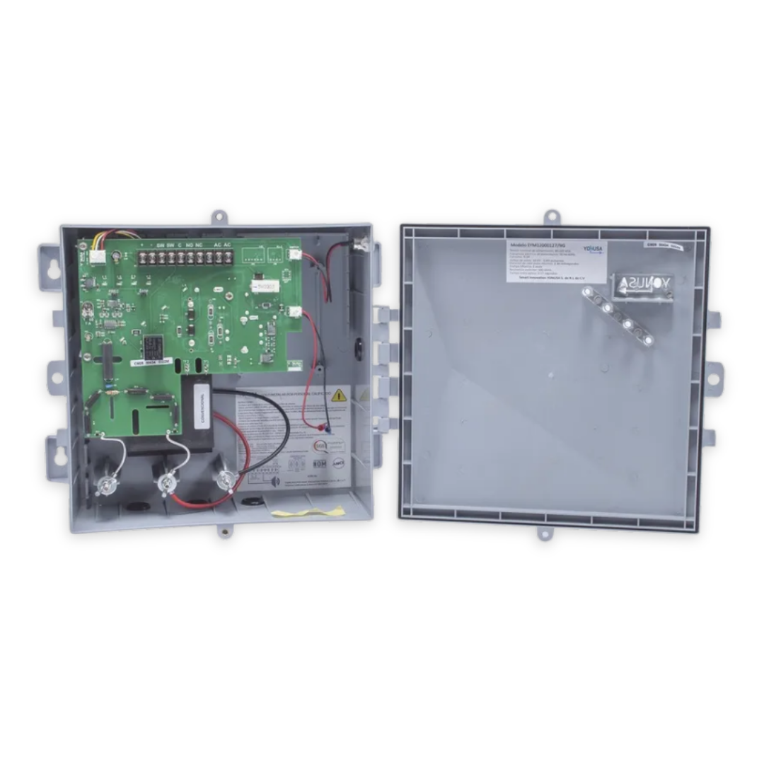 ENERGIZADOR YONUSA, SALIDA DE HASTA 12,500V,ALCANCE DE 2,500 MTS LINEAL,500 MTS 5 LÍNEAS, 110-220VAC