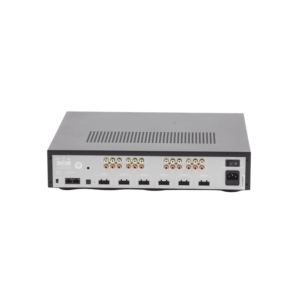 Amplificador VSSL 6 Zonas, 12x50W. Con Chromecast Incorporado AirPlay, Spotify en cada Zona.