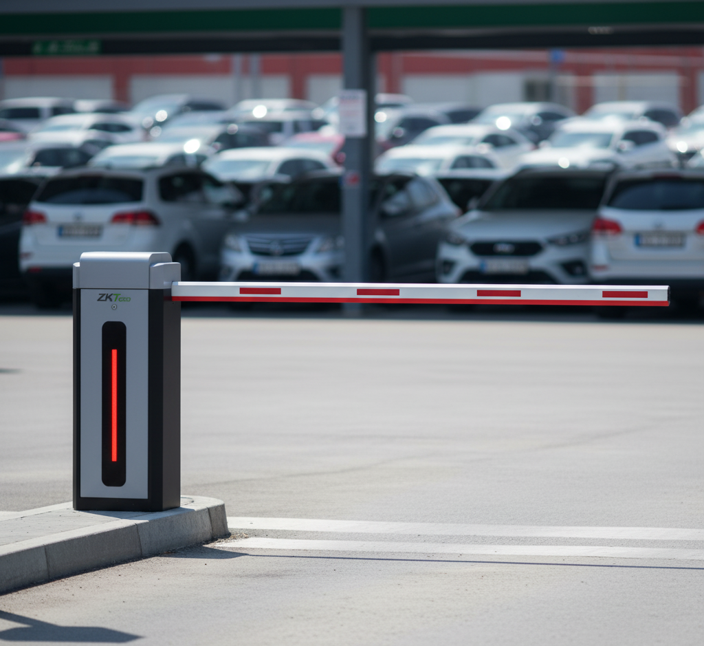 Mástil telescópico de 4.5m para barrera vehicular CMP300 ZKTeco