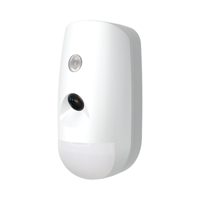 Detector con Cámara Cableada con PIR / Inmunidad a Mascotas / Rango de Detección de 12 mts.