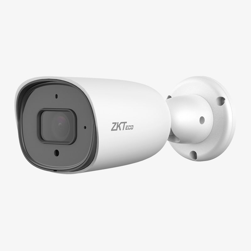 Cámara bala IP ZKTeco 2MP / Lente fijo 3.6 mm / detección de rostros / POE / micrófono integrado