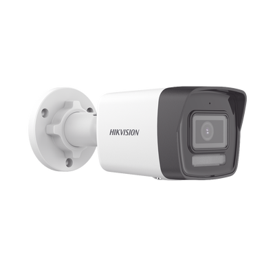 Cámara HIKVISION IP bala 2 mp, lente 2.8 mm, micrófono, AcuSense, Dual Light, IR EXIR, IP67, PoE, ONVIF