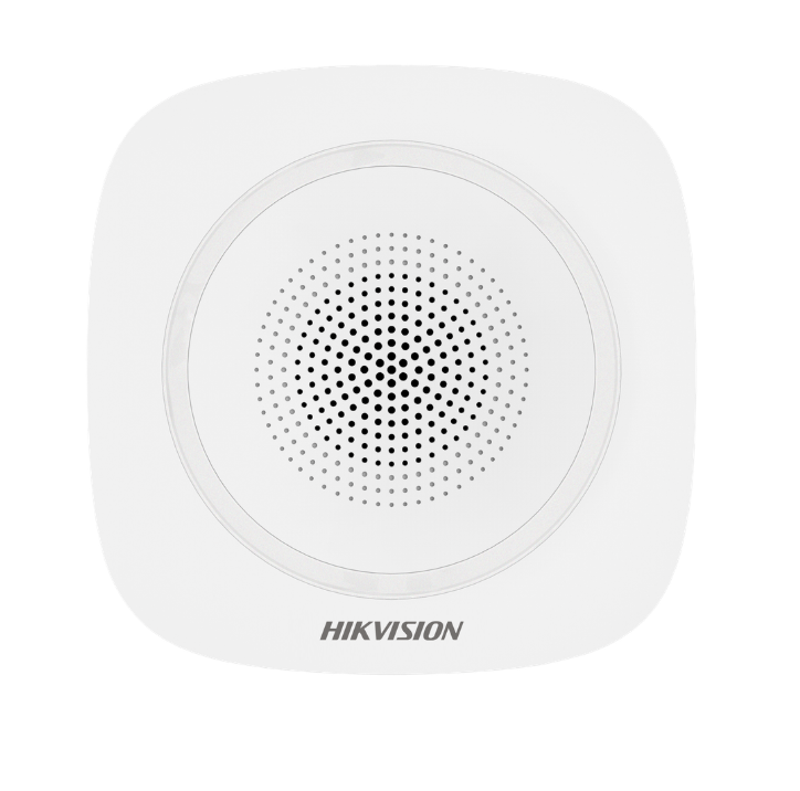 Sirena AxPro HIKVISION inalámbrica para uso interior 110dB