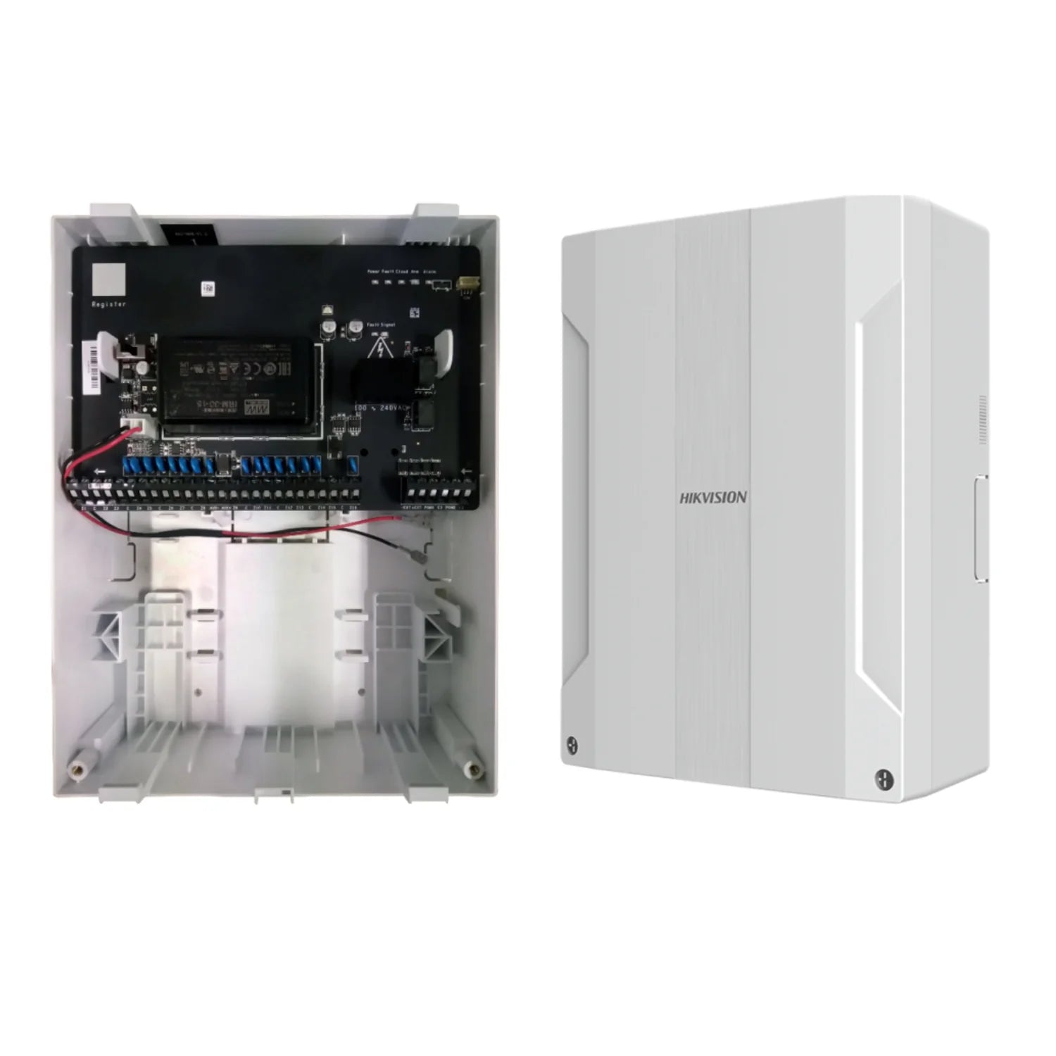 Panel alarma HIKVISION AX HYBRID PRO 64 zonas 8 cableadas TCP/IP 100-240VAC | DS-PHA64-LP(B)