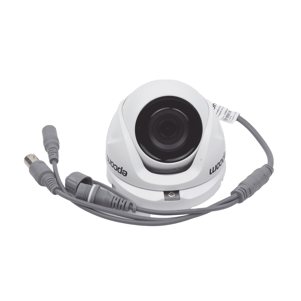 Cámara Epcom Turret 1080p TurboHD, Metálica, Gran Angular 103°, Lente 2.8 mm, IR EXIR 20 MTS, Exterior IP66.