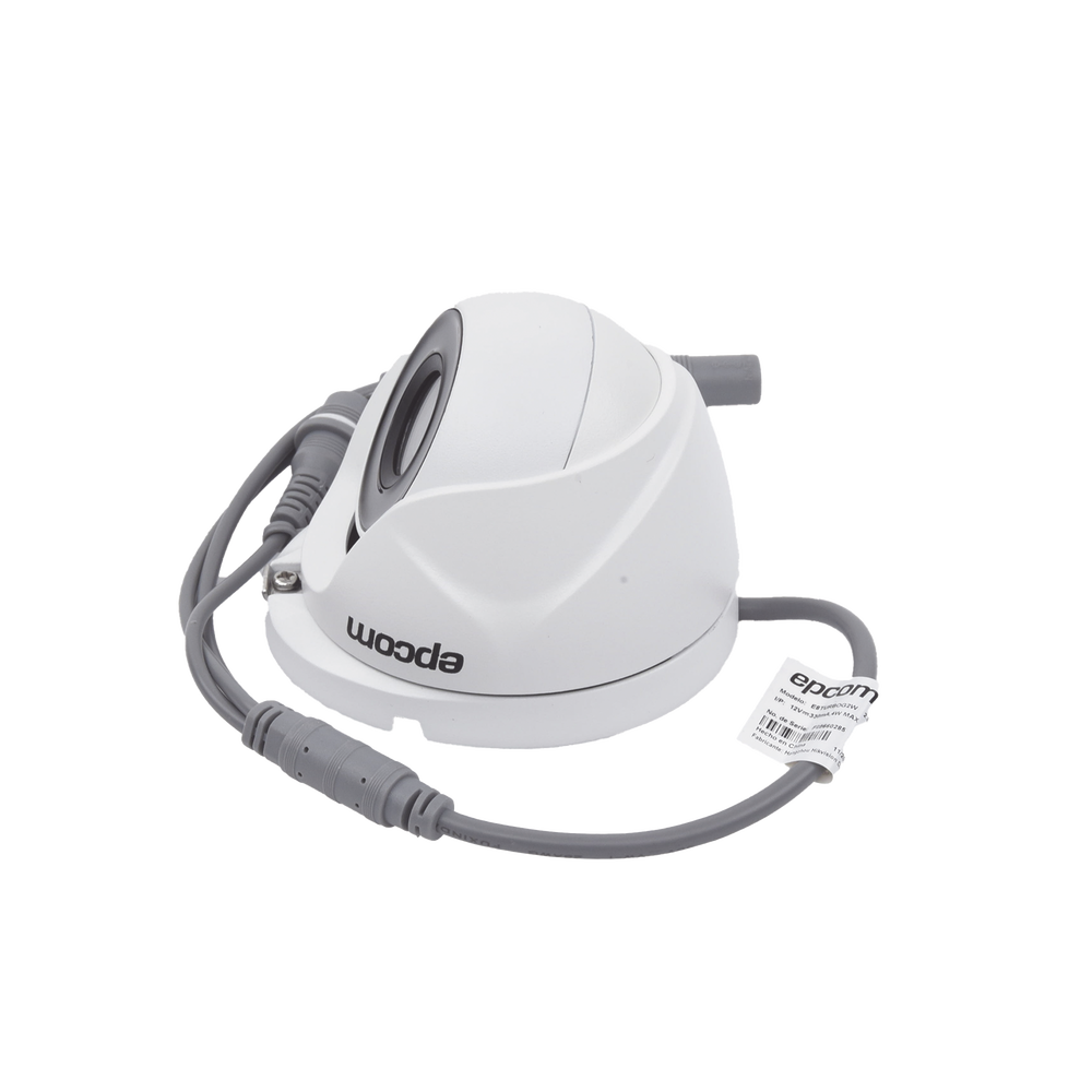 Cámara Epcom Turret 1080p TurboHD, Metálica, Gran Angular 103°, Lente 2.8 mm, IR EXIR 20 MTS, Exterior IP66.