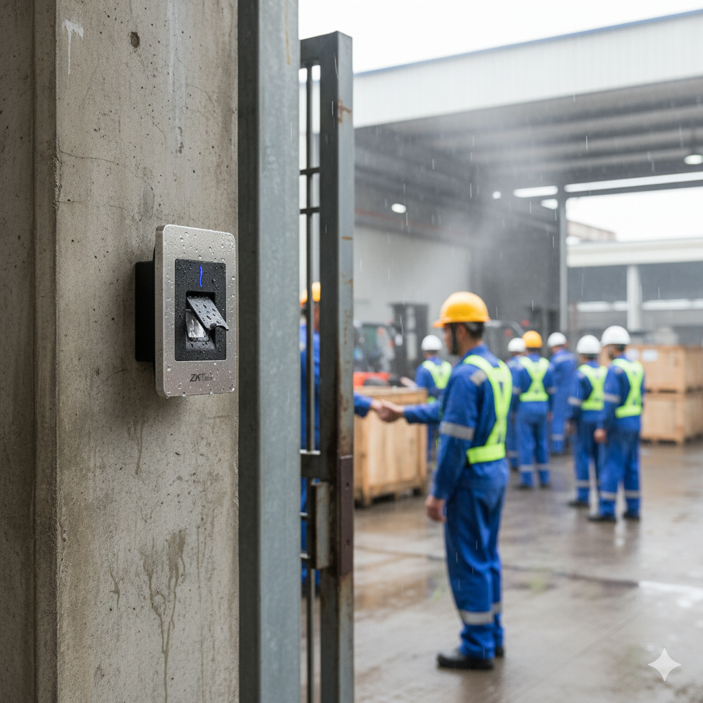 Lector ZKTeco de huella y tarjeta 125 KHz IP65 para paneles  INBIO/INBIOPRO/STANDALONE