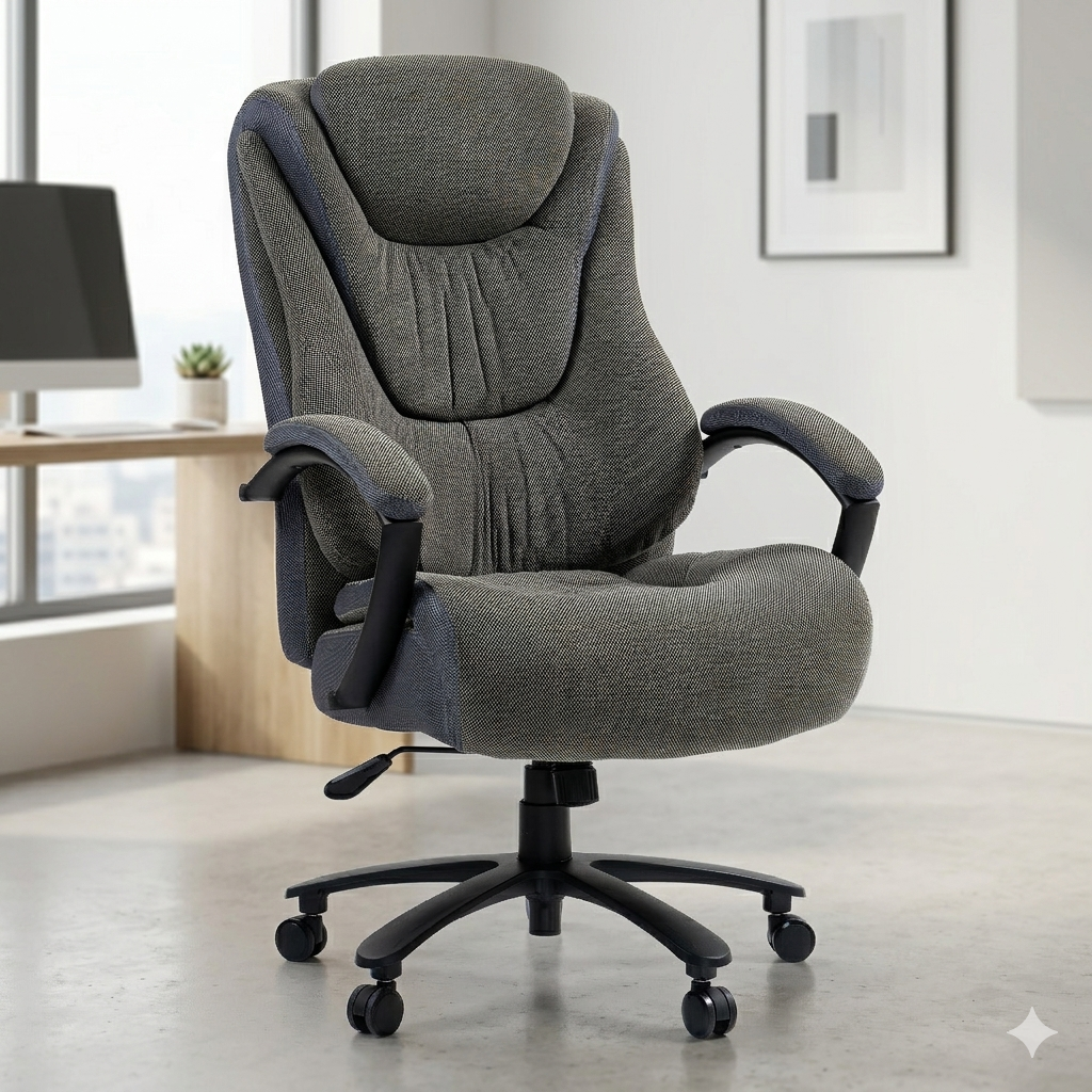 Silla SIT ejecutiva gris o negro, poliéster transpirable, nylon, clase 4 300 lb ajustable | SIT-9373H-FABRIC | SIT-9373H-PU