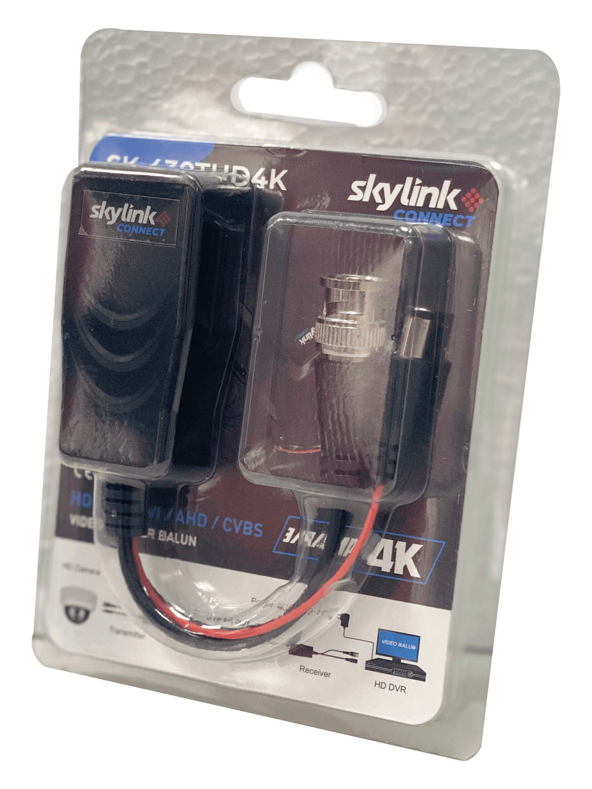 Video baluns SKYLINK, Turbo potencia RJ45, 3, 4, 4MP, 4K, CCE, HD- TVI