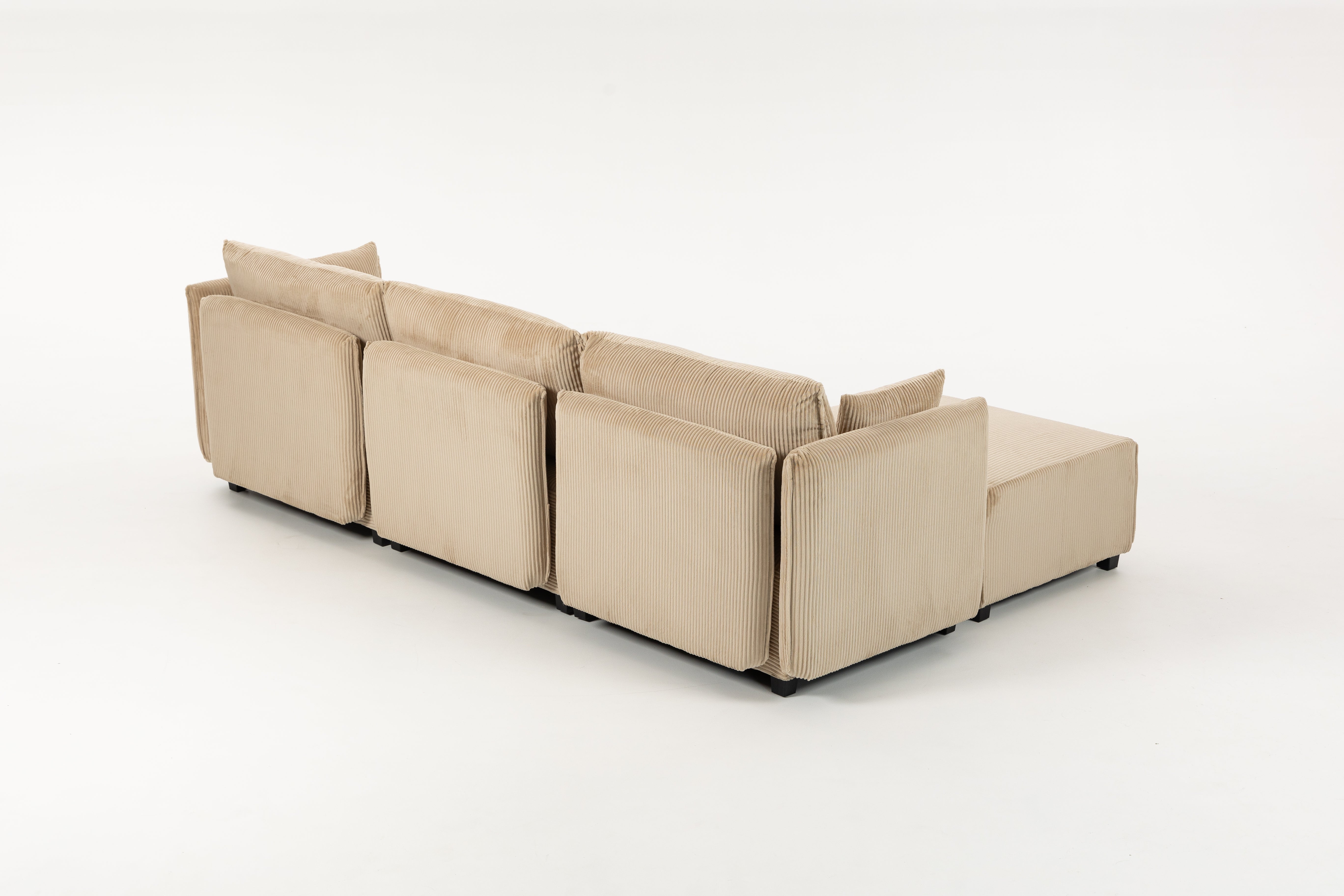 Sofá SIT Evana foam de alta densidad, colores beige, azul claro, gris claro / medidas 269 x 161 x 88 cm  / SIT-EVANA