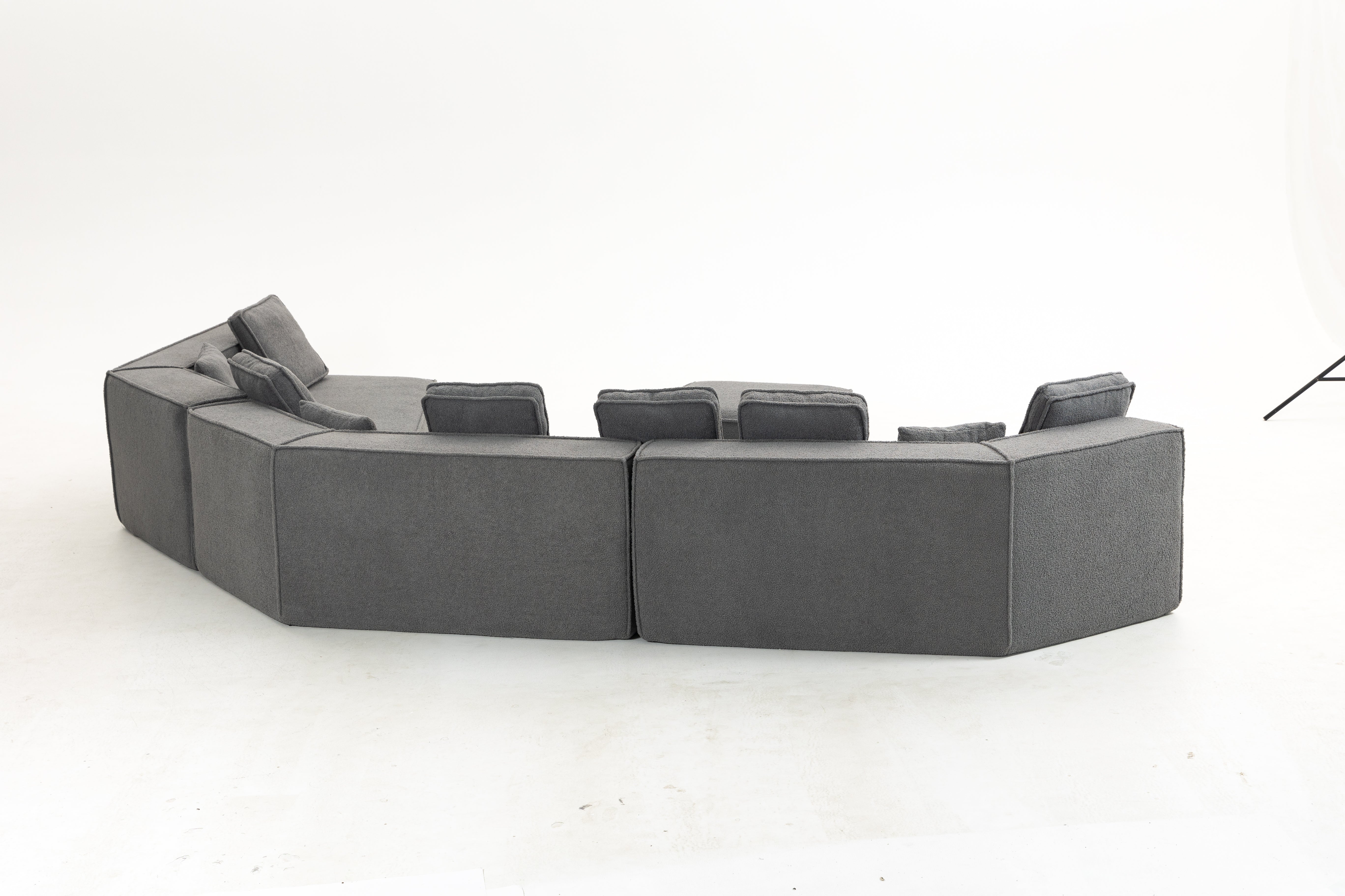 Sofá SIT Tessa foam de alta densidad color beige o gris azul / medida 460 x 198.5 x 66.5 cm SIT-TESSA