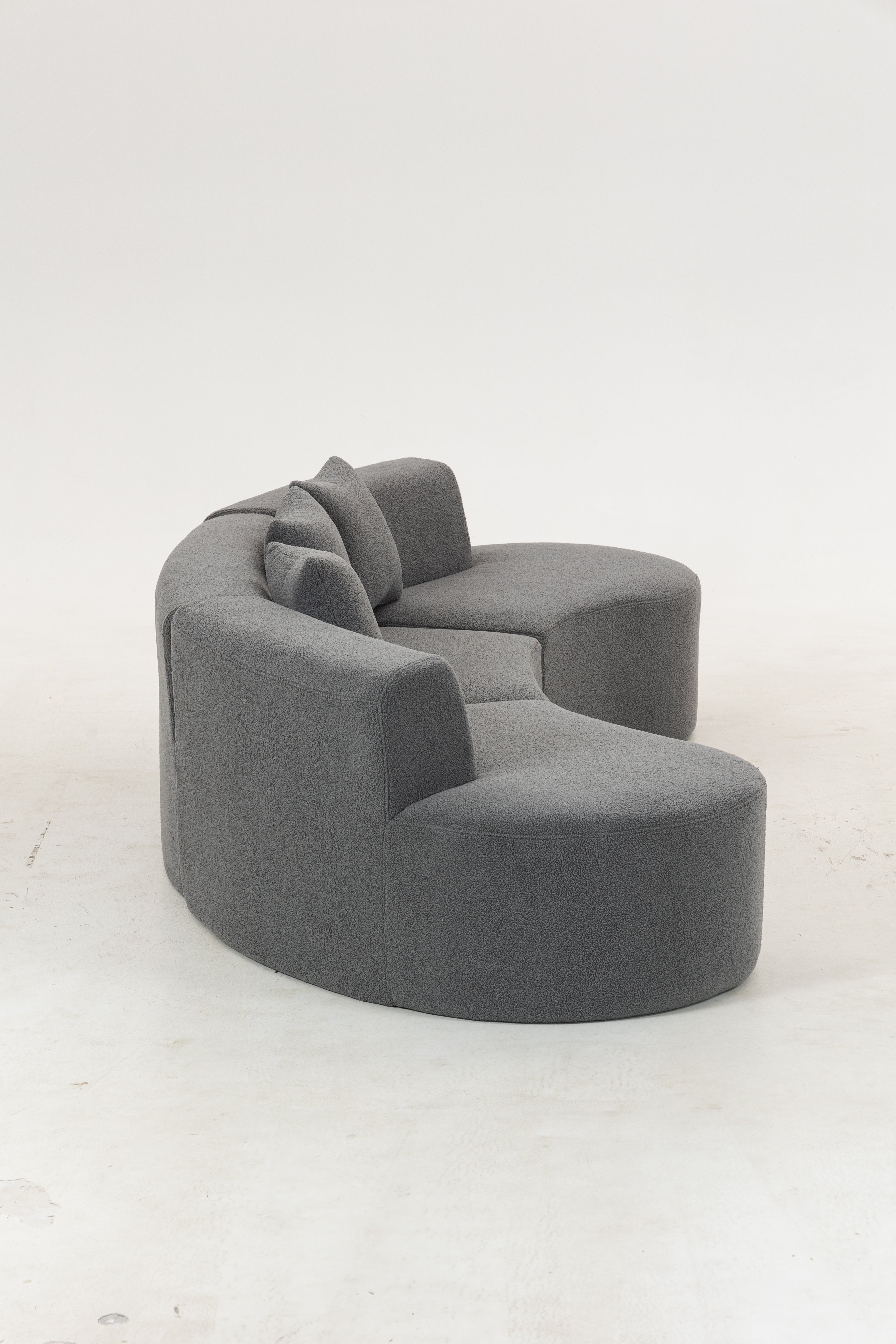 Sofá SIT Elisse foam de alta densidad color azul gris / medidas 284 x 133.5 x 68 cm SIT-ELISSE