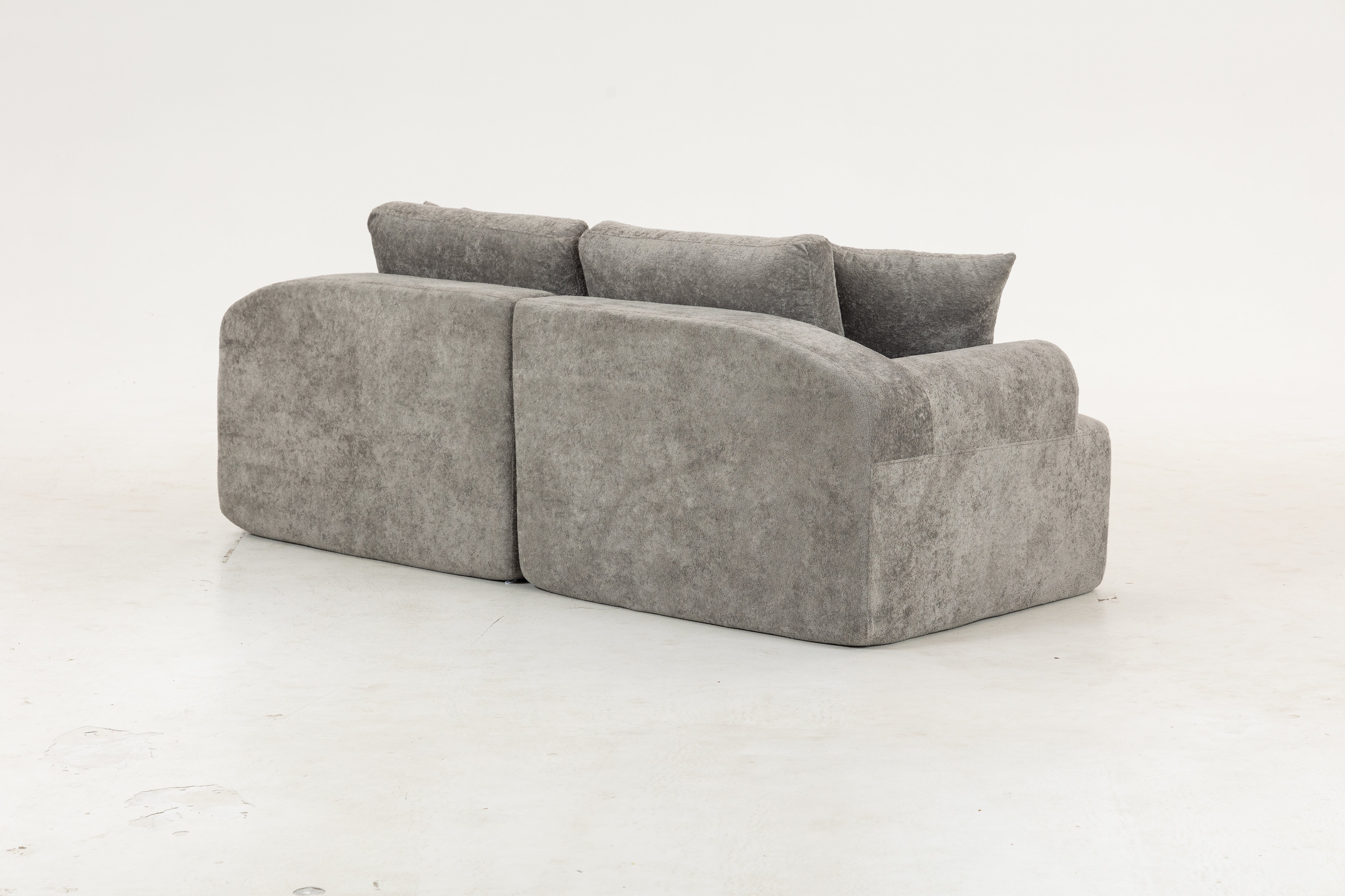 Sofá SIT Velora foam de alta densidad, colores café, gris oscuro o blanco gris / medidas 200 x 90 x 74 cm / SIT-VELORA