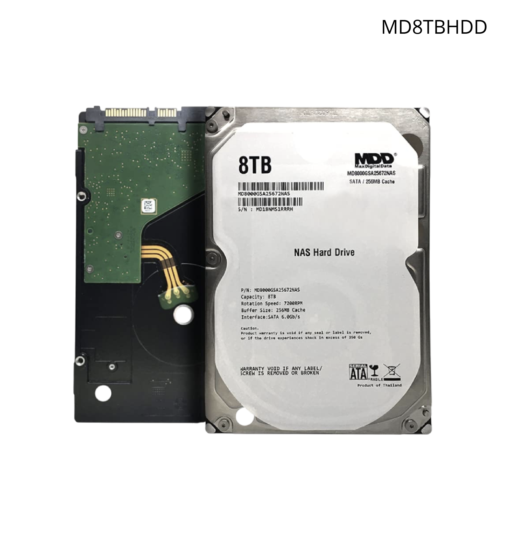 Disco Duro Sata Max Digital de 8TB. Optimizado para Soluciones de Videovigilancia.