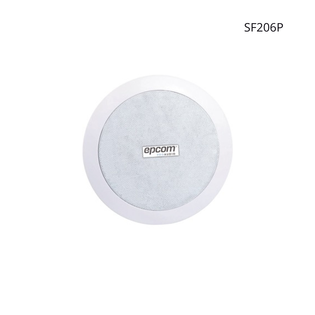 Parlante Epcom ProAudio Coaxial 5"+1.5", Montaje en Techo, 3.75 - 30w, 70/100V.