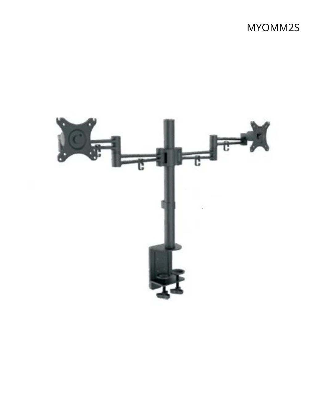 Soporte de Pared MYO para dos Televisores de 10-30 Pulgadas.