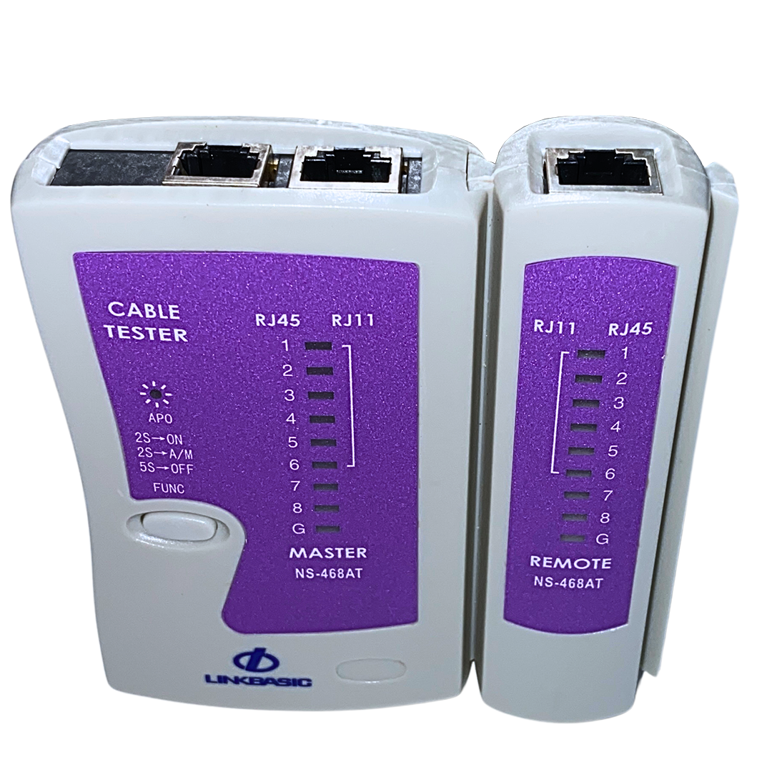 TESTER LINKBASIC PARA CABLE LAN UTP/STP DE 4 Y 2 PARES (10/100 BASE-T)