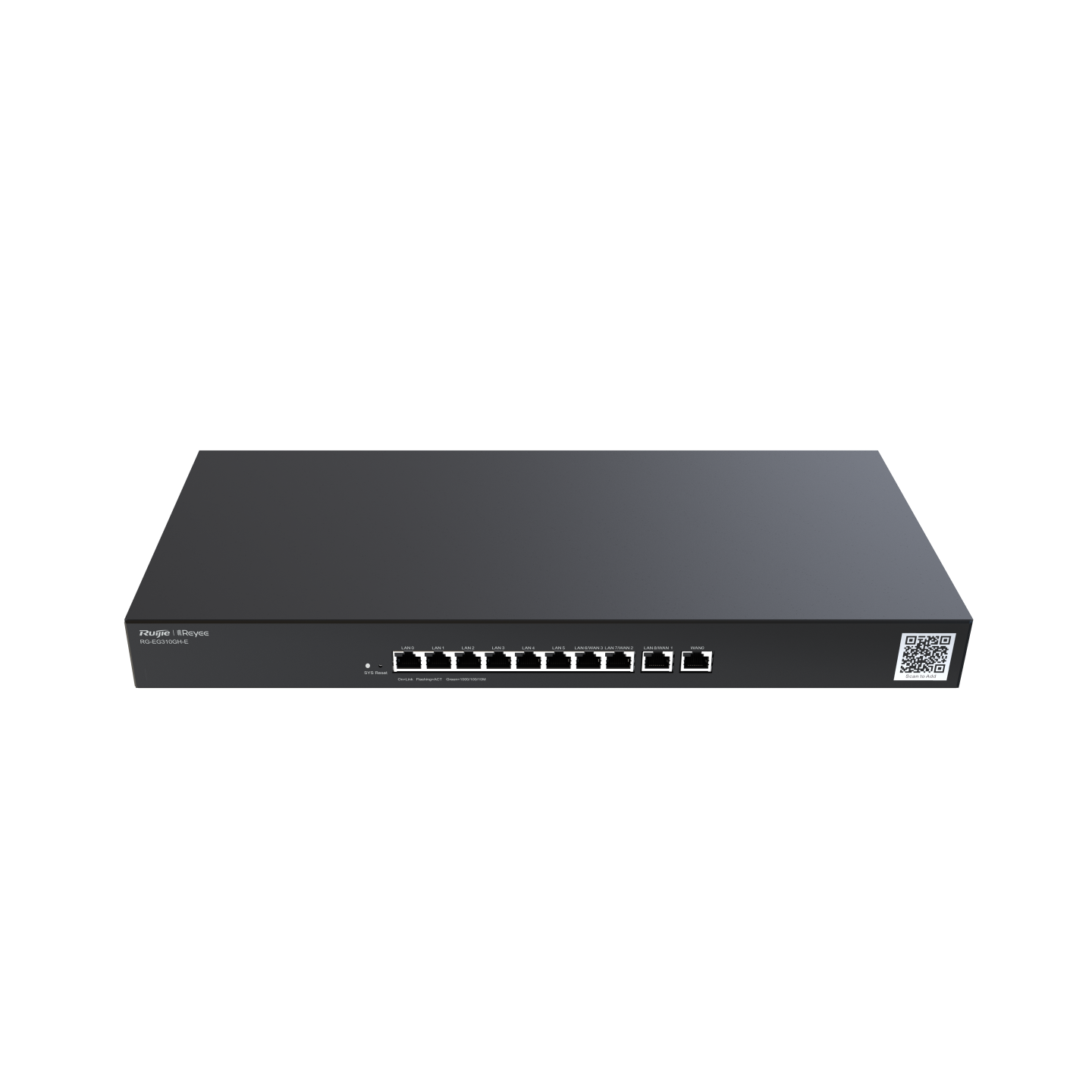 Router Ruijie de 10 puertos, 1.5 Gbps, 300 usuarios, 64 túneles, VPN, multi-WAN, balanceo de carga