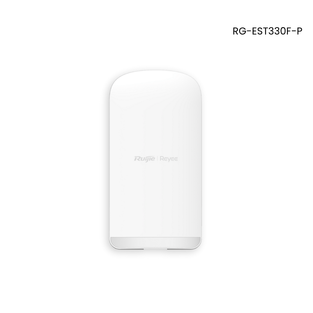 Punto a punto 3 km, Ruijie banda 5 GHz, especializado para cámaras, compatible Airmetro, puertos POE, 15.4 W RGEST330FP