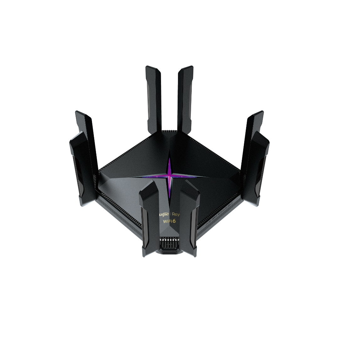Router Ruijie 8 antenas, inalámbrico mesh, gaming, suma ancho de banda, 4 puertos LAN gigabit, WiFi 6 RGEW6000GX