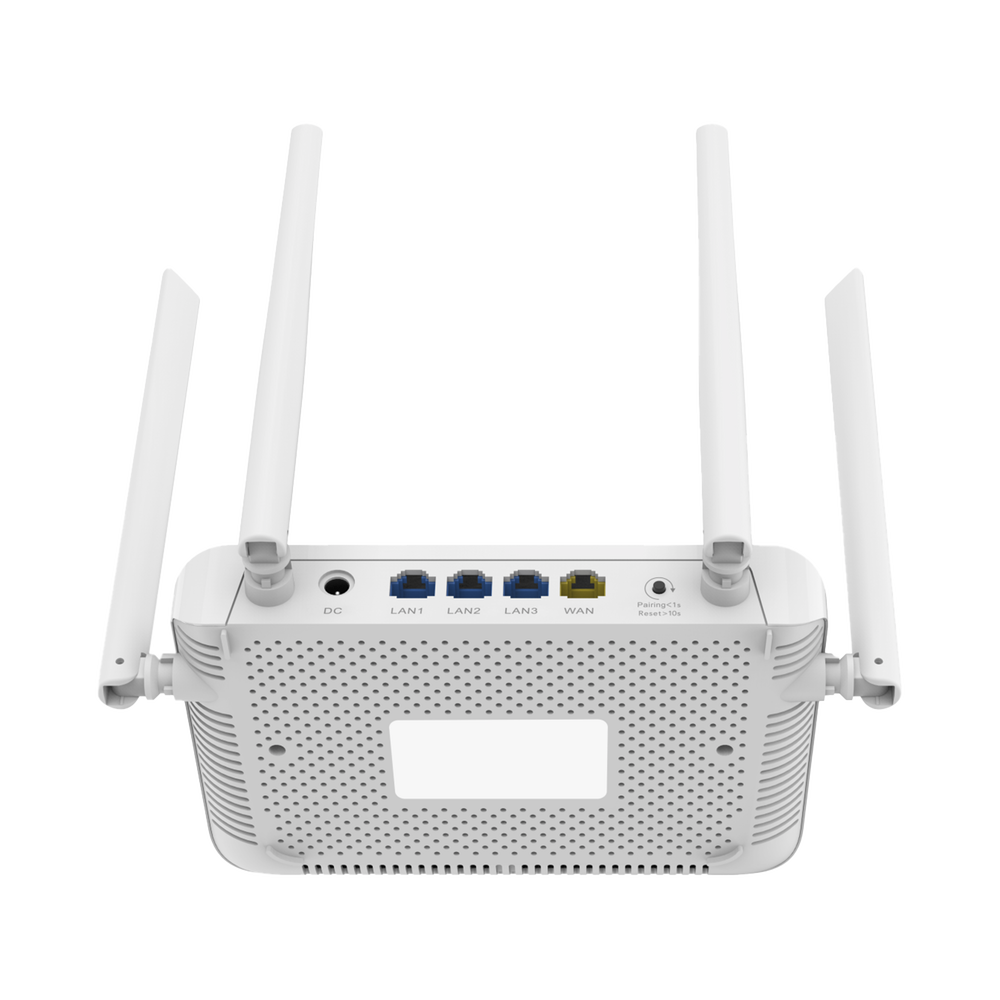 Router inalámbrico Ruijie Wifi Doble Banda / 1 Puerto Wan 10/100 y 3 Puertos Lan / Hasta 1200 Mbps.