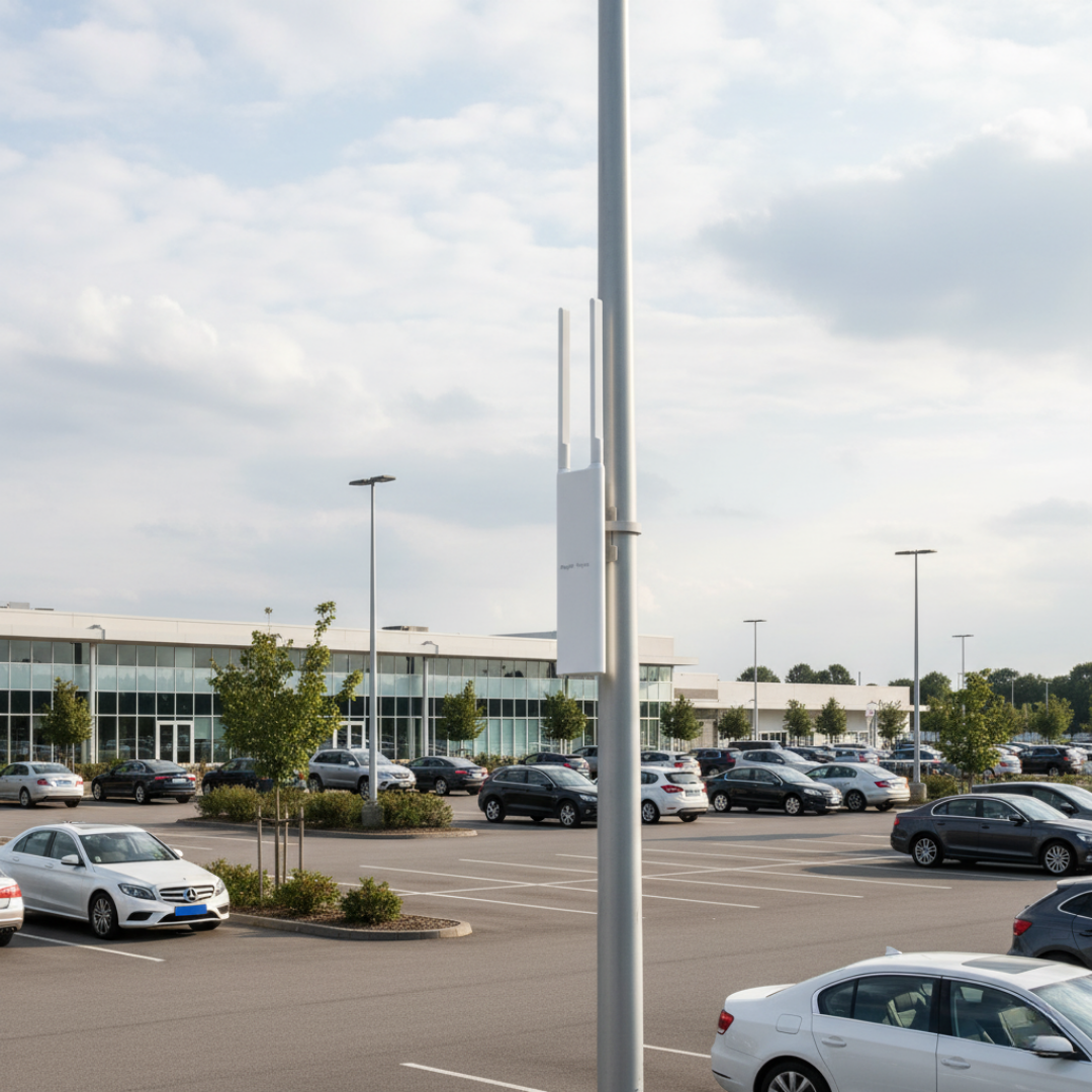 Punto de acceso WiFi 5 Ruijie, 1,267 mbps con antenas desmontables y cobertura 360°