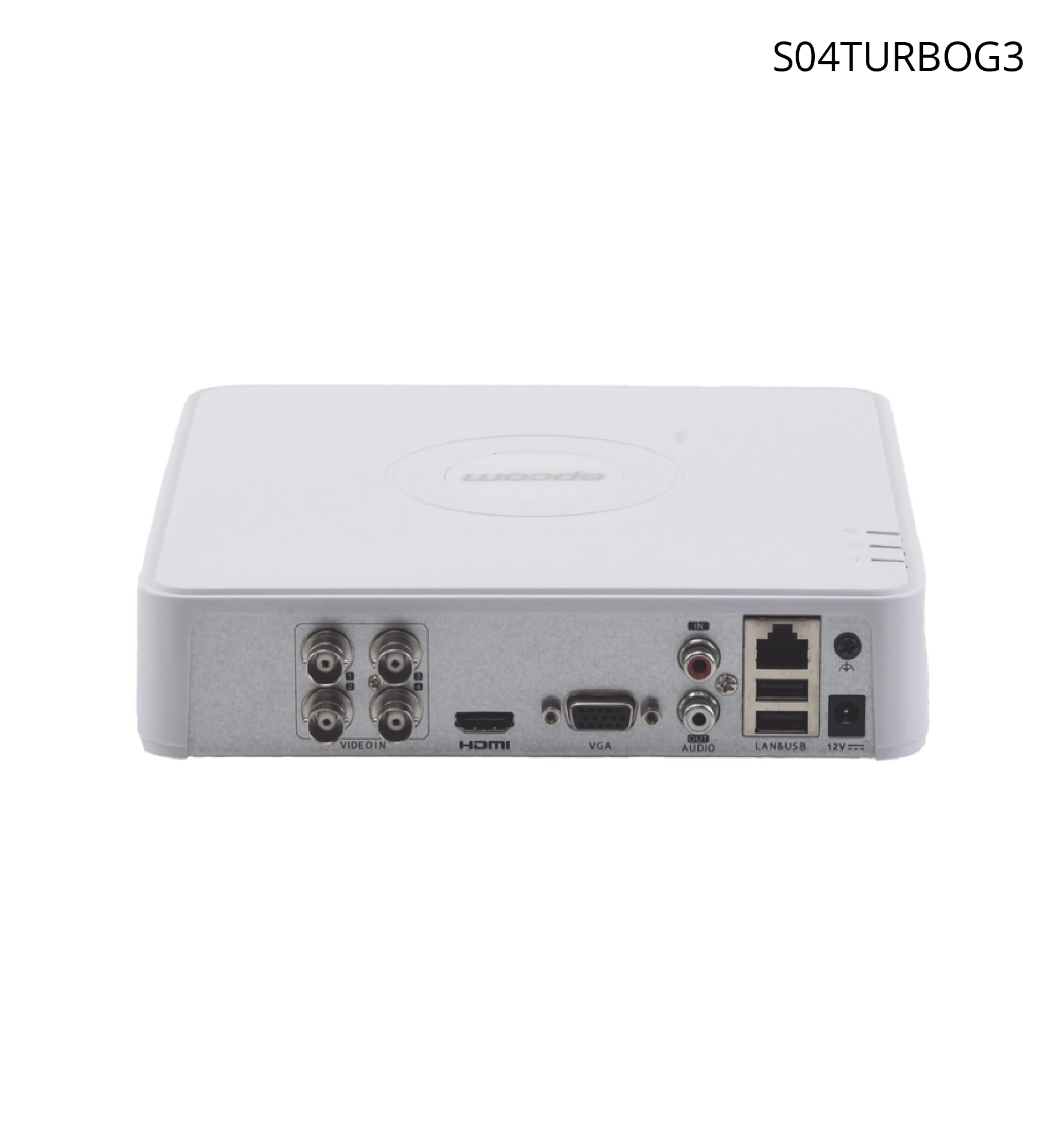 DVR Epcom de 2MP, 4 Canales 1080p + 1 Canal IP / Audio por Coaxitrón.