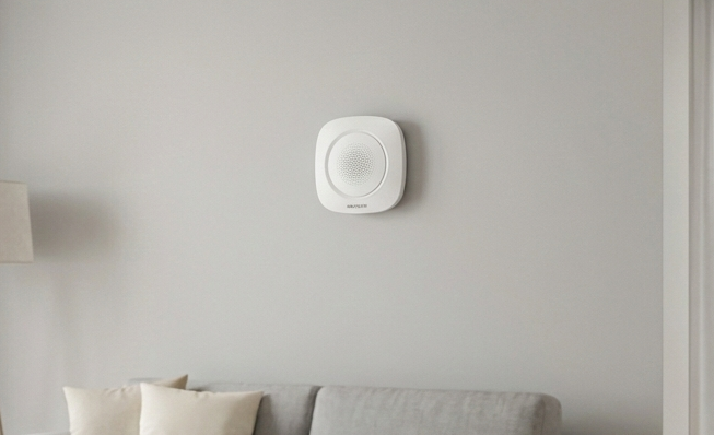 Sirena AxPro HIKVISION inalámbrica para uso interior 110dB