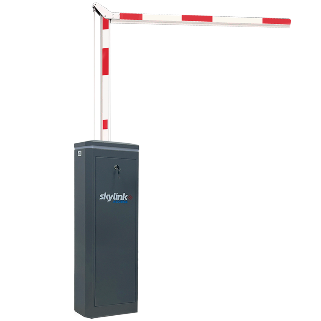 BARRERA VEHICULAR SKYLINK ACCESS, BRAZO ARTICULADO DE 4.5 MTS, IZQ/DER, 1-6S APERTURA, MOTOR 150W