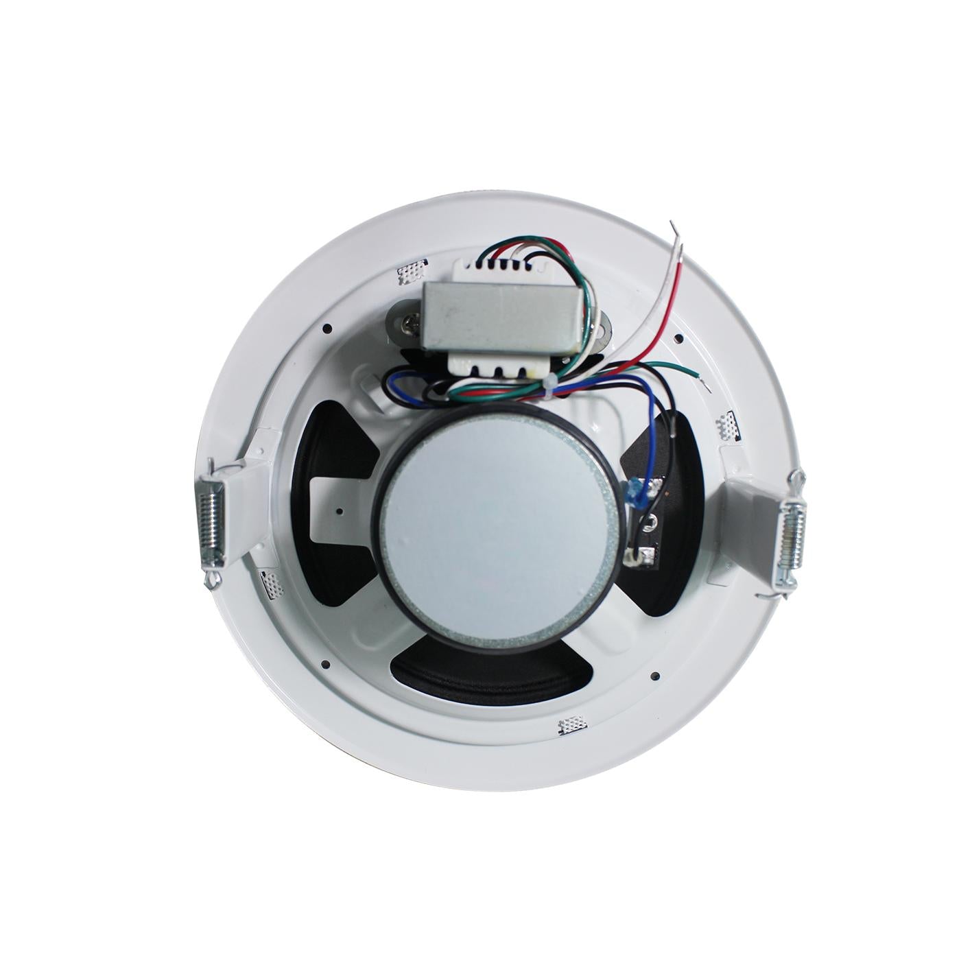 Parlante SKAUDIO, Color Blanco, Techo, Metal 100/70V, 1.5/3/6W, 6 pulgadas.