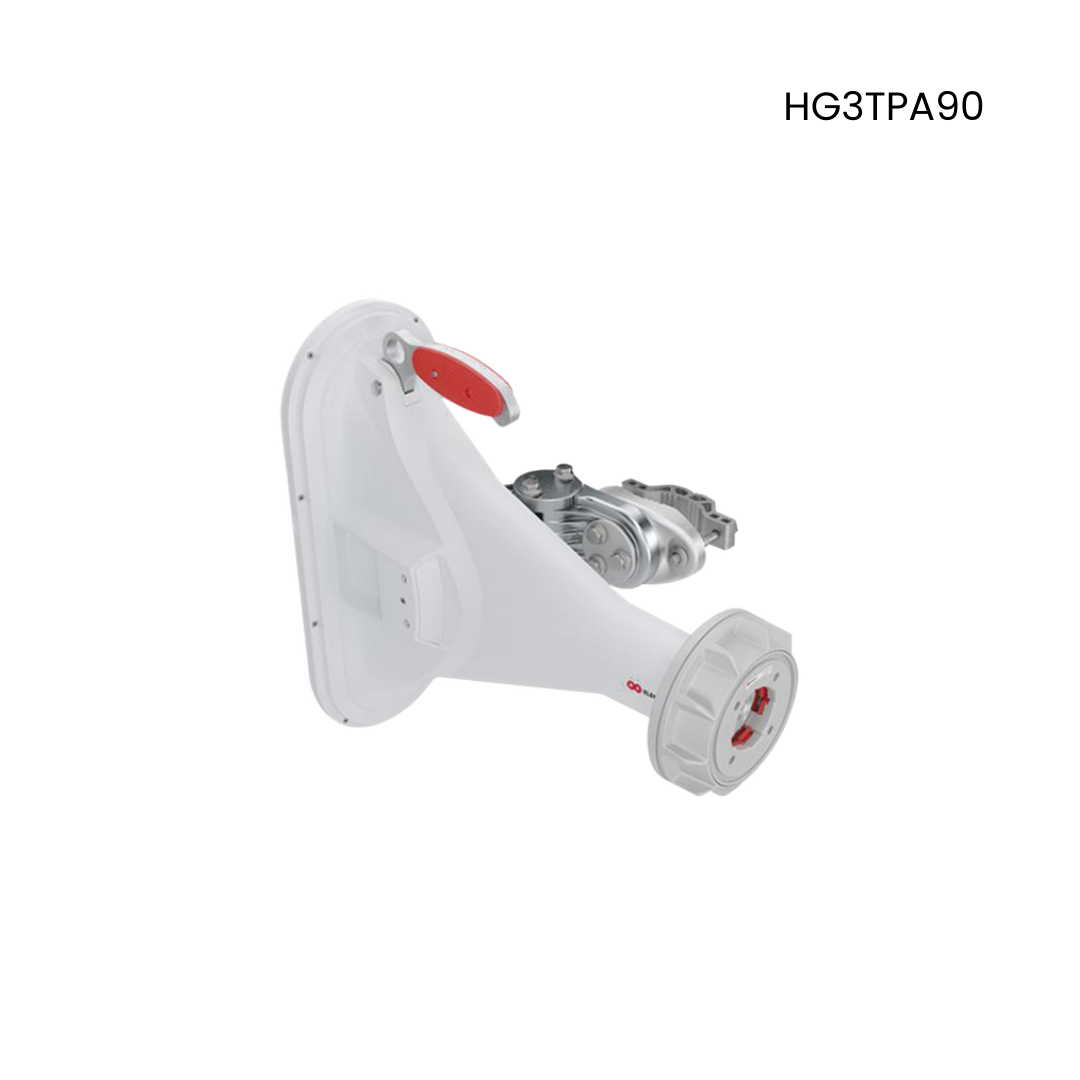 Antena asimétrica de 90° RF Elements(90°H 25°V) 16 dBi tipo cuerno 5180-6000 MHz altamente eficiente