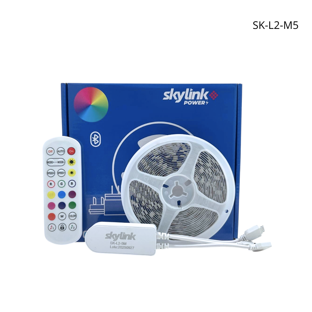 Cinta LED SKYLINK RGBW AC100-265V IP20, rollo 5mts 60LEDS/M | SK-L2-M5