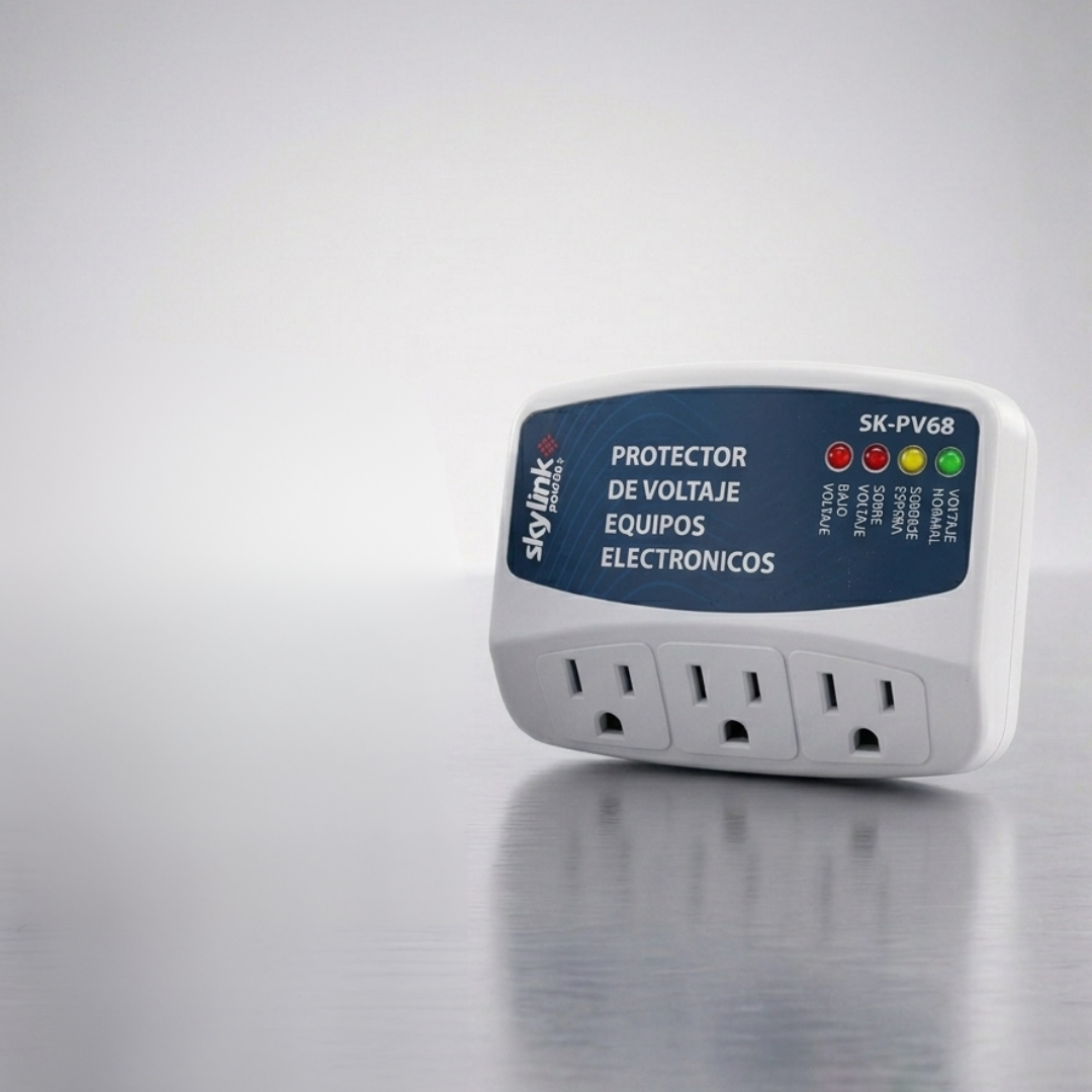 Protector de voltaje SKYLINK 3 conectores 120 V 50/60 Hz 12 A 1440 W 140 Joules