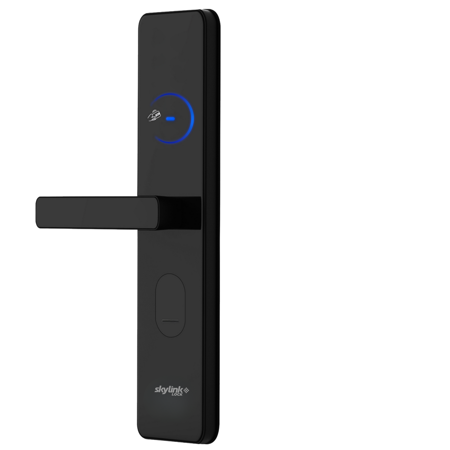 CERRADURA SKYLINK PARA HOTEL / IZQUIERDA O DERECHA/ COLOR NEGRO CODIGO, TARJETA Y LLAVE