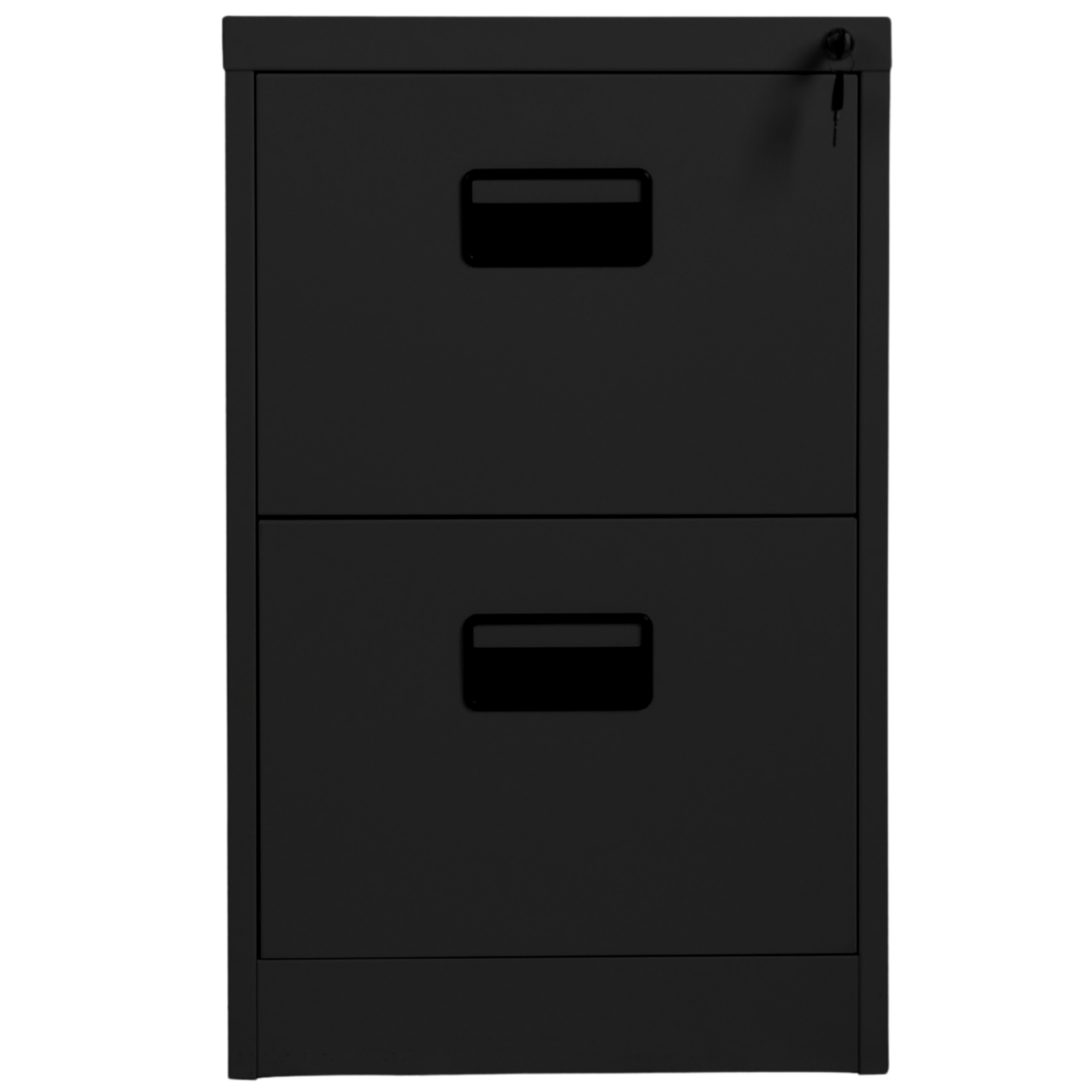 Archivero Vertical iOffice, 2 Cajones, Acero, Color gris claro, Cerradura con 2 llaves.