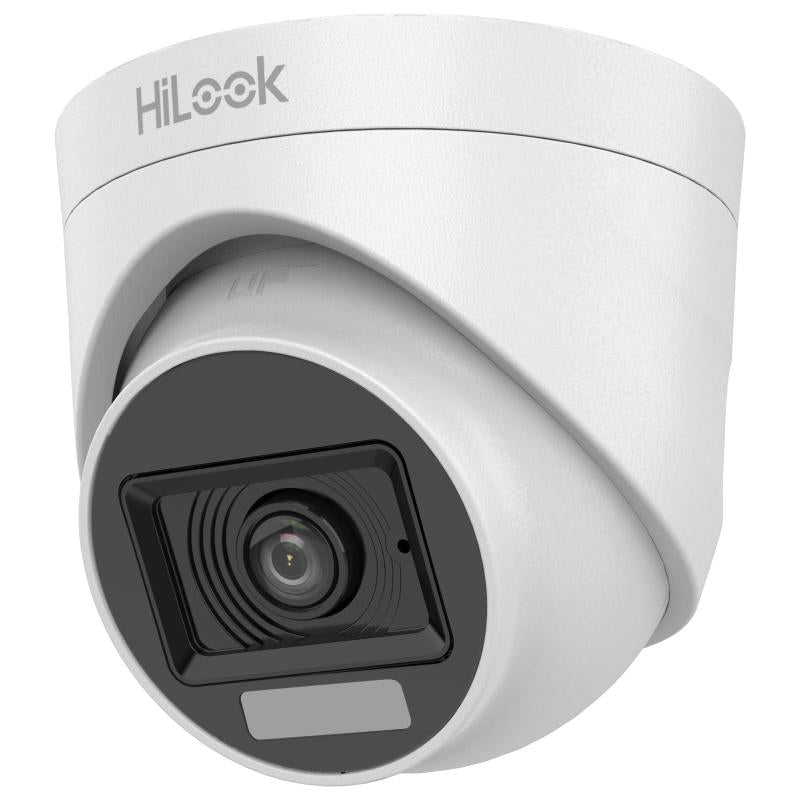 Cámara HiLook domo 1080p dual light 20 m, lente 2.8 mm, micrófono interior by HIKVISION