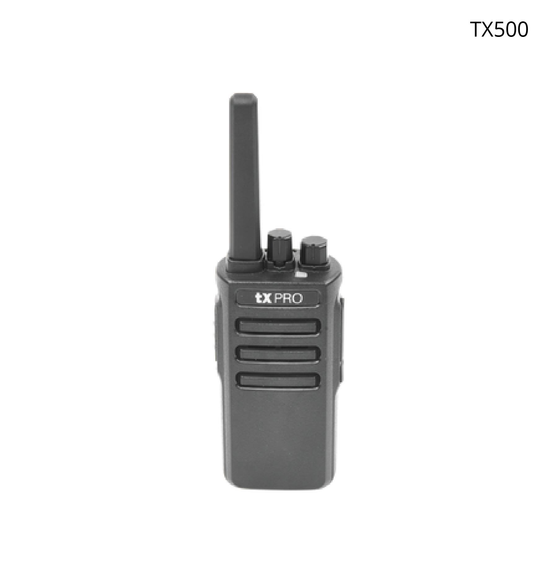 Radio Portátil TXPRO VHF, 5W de Potencia, Scrambler de Voz, Alta Cobertura, 136-174 MHZ.