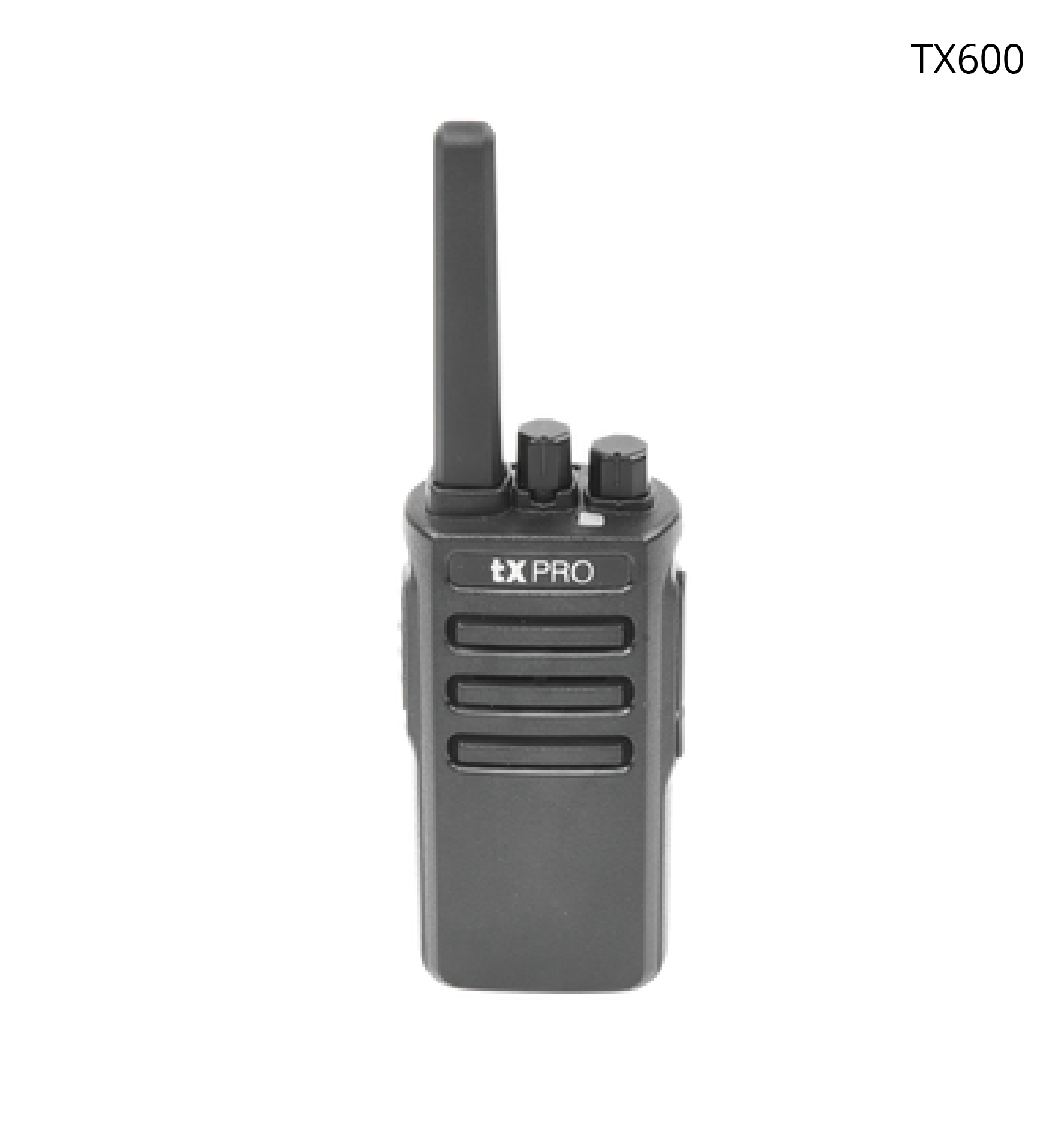 Radio Portátil TXPRO UHF, 5W de Potencia, Scrambler de Voz, Alta Cobertura, 400-470 MHZ.