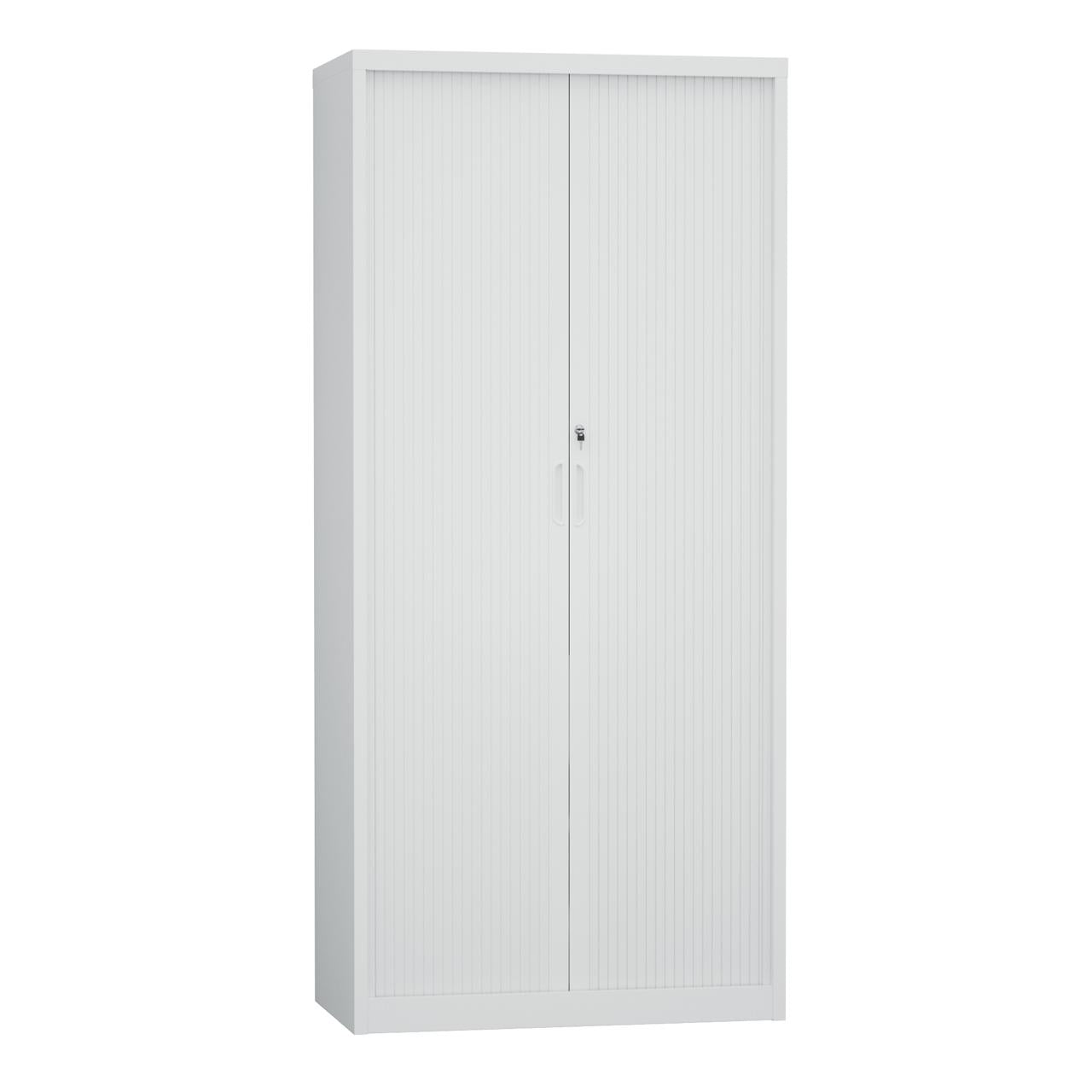Armario archivador ioffice con ranura de acero color gris claro 1850x900x400mm IOFF-FCRDG