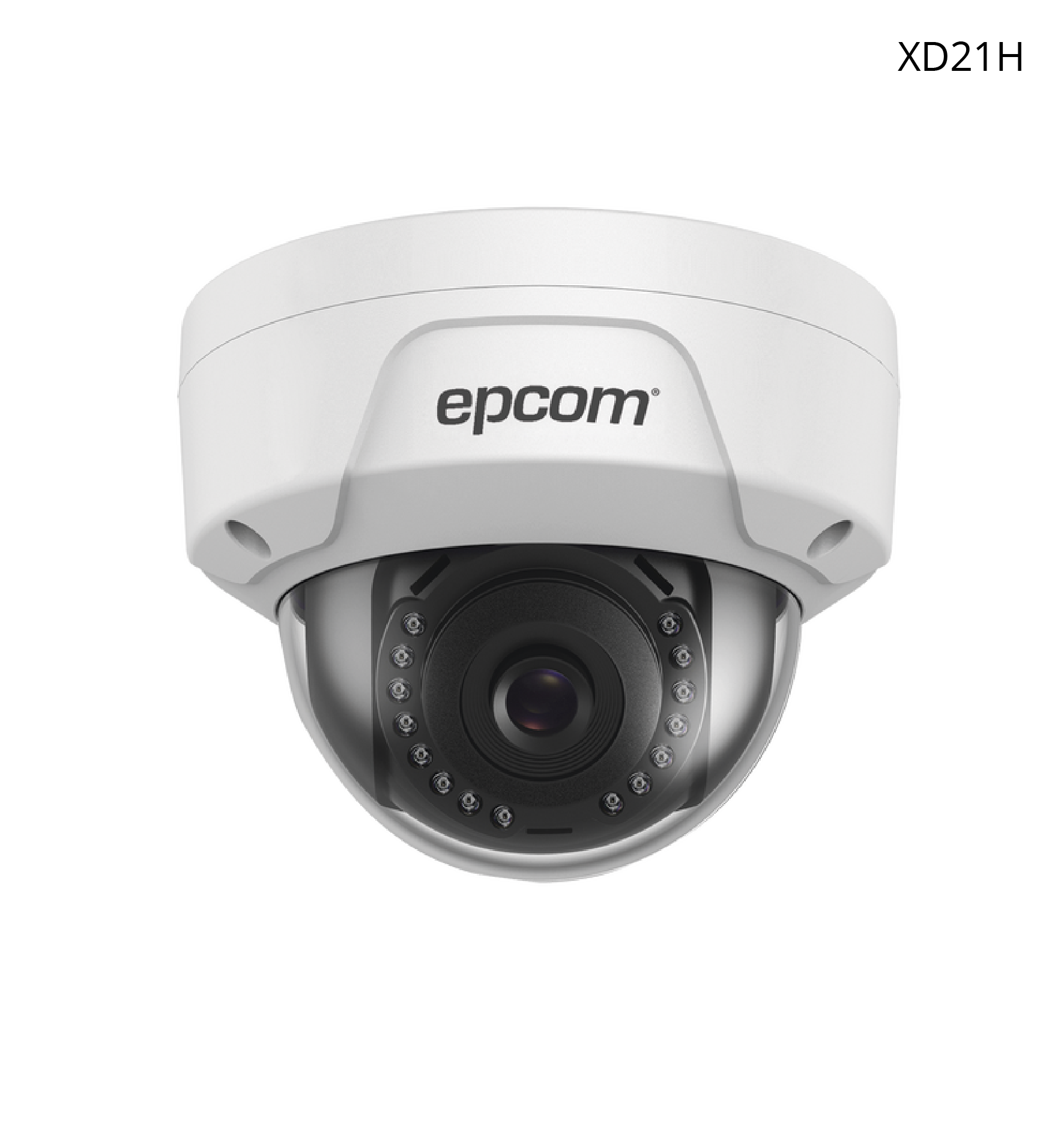 Cámara Epcom IP Domo 2MP, Lente 2.8 mm, 30 MTS IR, IP67, IK10, POE.